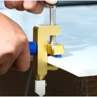Imagem de Cortador Manual de Vidro, Cerâmica e Porcelanato, Ferramenta para Marcação e Corte