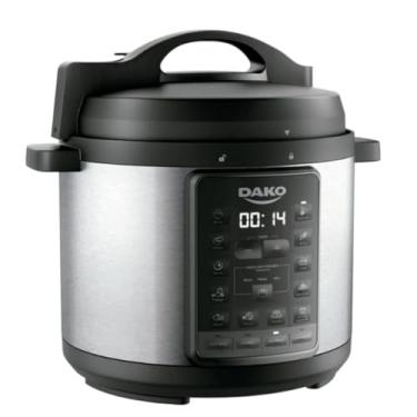 Imagem de Panela de Pressão Elétrica Dako 1000W 6L Preta 127V