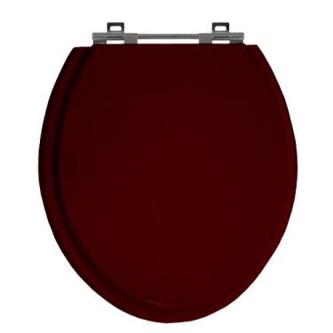 Imagem de Assento Sanitário Convencional Oval Mogno Tampa Vaso Deca-Incepa-Celit