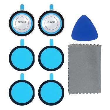 Imagem de YINETTECH 1 par de protetores de lente de câmera 34 x 10 mm compatível com lente dupla Insta360 X3