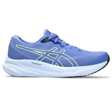 Imagem de ASICS Tênis de corrida feminino Gel-Pulse 15, Safira/amarelo iluminado, 41