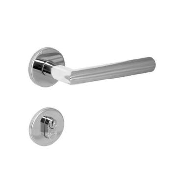 Imagem de Fechadura Externa Elle 55mm Aço Inox Polido 1086592/55 Ecoline IP Arou