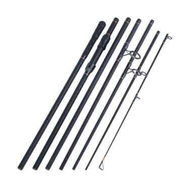 Imagem de Vara de Pesca de Viagem Vara de pesca carpa portátil, 3,6 m, 7 seções, vara alimentadora fibra carbono, equipamento para viagem