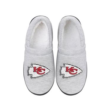 Imagem de FOCO - Moletom masculino NFL Team Big Logo Cinza Sherpa Mocassins Adulto Unissex, Kansas city chiefs, Large
