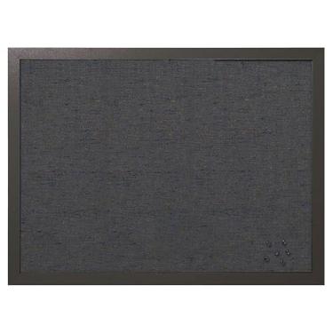 Imagem de MasterVision Quadro de avisos, 45,72 cm x 60,96 cm, quadro de mensagem em tecido escuro, moldura de MDF preta