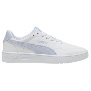 Imagem de Tênis Puma Court Lally Feminino Original, 38, Branco, Azul, Feminino