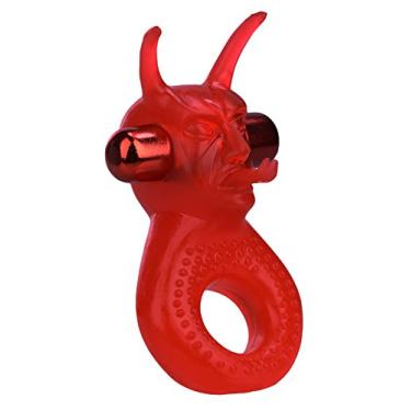 Imagem de Anel Peniano com Cápsula Vibratória - Diablo Cockring - Bms Interprises, BMS Factory, Vermelho
