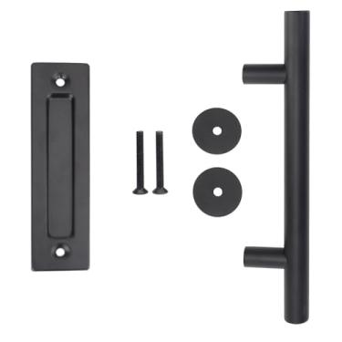 Imagem de Para armário, puxador embutido, maçaneta de porta de madeira embutida, conjunto de ferragens para móveis, 35-45 mm, maça