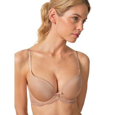 Imagem de Gossard Sutiã feminino Superboost de renda acolchoado, Bege (nude), 34F