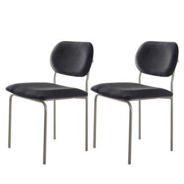 Imagem de Conjunto com 2 Cadeiras em Metal Bless - Mobilare