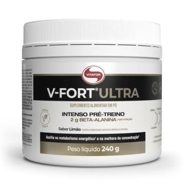 Imagem de Pré-Treino Intenso Limão V-Fort Desempenho Vitafor 240g, Pré Treino Li