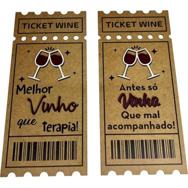 Imagem de Placa Ticket Wine