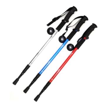 Imagem de Bastão de Caminhada e Trekking para Trilha, Bengala Estilosa Retrátil em Alumínio(aleatorio)