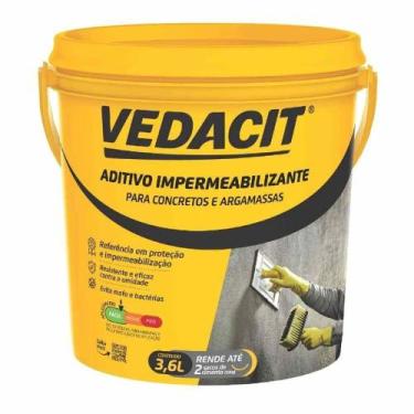 Imagem de Aditivo 3,6 Litros Impermeabilizante - 121845 - VEDACIT
