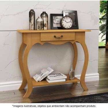 Imagem de Aparador Para Sala 1 Gaveta Em Madeira Maciça Geórgia Mel - Straub Web