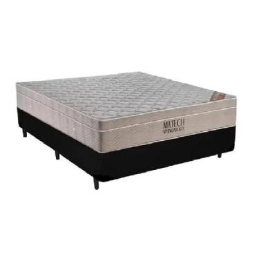 Imagem de Base Cama Box Casal Blindada + Colchão Molas Ensacadas Ortobom Airtech