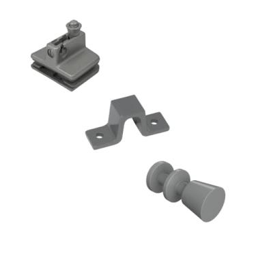 Imagem de Janela de Correr c/ 2 Folhas em Zamac kit 4 - Natural Fosco