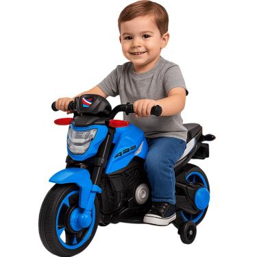 Imagem de MotInha Elétrica Infantil Bang Toys Syren X2  Azul 12V