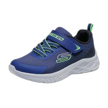 Imagem de Skechers Tênis masculino Microspec Ii-Zovrix, Azul marinho/limão, 20 BR