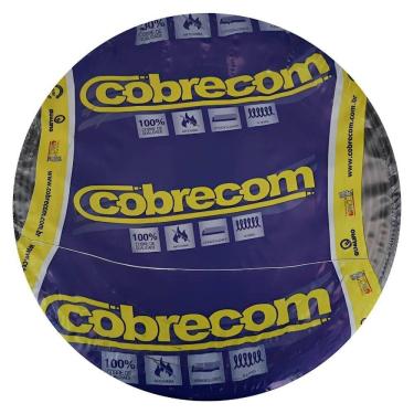 Imagem de Cabo Flexicom de Cobre 10mm 750 Volts Preto com 100 Metros - 1150804401 - COBRECOM