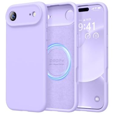 Imagem de LOVE 3000 Capa projetada para iPhone Air, silicone premium [compatível com Magsafe] [forro de microfibra macia antiarranhões] capa protetora à prova de choque para homens e mulheres de 6,5 polegadas