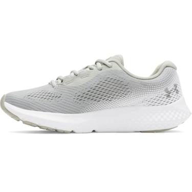 Imagem de Under Armour Tênis de corrida feminino Charged Rogue 4, (505) Verde bosque/verde bosque/branco, 34