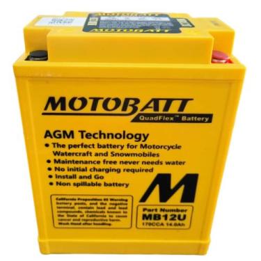 Imagem de Bateria Motobatt Mb12u 15ah Yamaha Tenere 600 Yb12ala