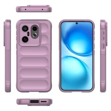 Imagem de Capa compatível com Vivo S30 Pro mini, compatível com Vivo X200 Fe 5G TPU macio silicone capa protetora roxa