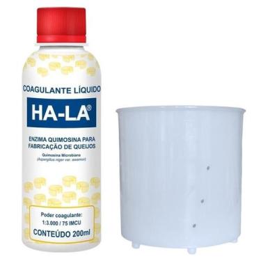 Imagem de Kit Coalho Coagulante + Forma 250g Injesul Para Fazer Queijo Caseiro M