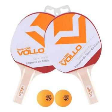 Imagem de 10X Kit 2 Raquetes Ping Pong Tênis De Mesa Profissional + 2