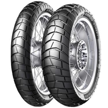 Imagem de Par Pneu 90 90 R21 e 120 80 R18 Karoo Street Metzeler Xr250 Xre300