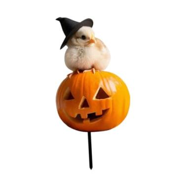 Imagem de ShengQuanHao Estaca de Jardim de Halloween, Enfeite de Placa de Quintal, Estaca Criativa de Animal de Abóbora de Natal, Decorativa para Quintal, Calçada, Garota, Tamanho real
