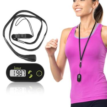 Imagem de Pedômetro 3d Andando Com Clipe Relógios Contadores De Passos Para Mulheres Ferramenta De Bolso Clipe De Pedômetro 3d Ativado Ferramentas Femininas Função Única Ginástica Escada