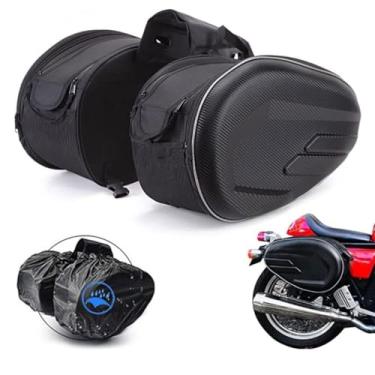 Imagem de Bolsa Lateral Universal para Motocicleta 20L Impermeável e Removível Adequada para Motocross e Viagens com Capacidade de 20 Litros