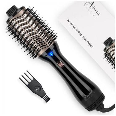 Imagem de Escova Rotativa Modeladora 4 em 1, 1100W, 110v, AIMA BEAUTY, Preto