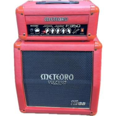 Imagem de Kit Cabeçote Meteoro F350 Faiska com Caixa Passiva 112GS Vermelha