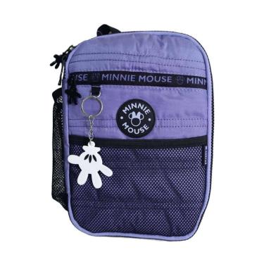 Imagem de Lancheira Lilás Minnie Disney Matelassê Juvenil Xeryus