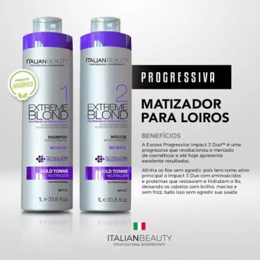 Imagem de Kit Escova Progressiva Italian Beauty Perfect Blonde 2l