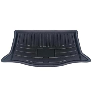 Imagem de GRJQRKHZ Tapete de porta-malas de carro para H&onda Jazz Fit 2008-2013 Car Rear Boot Mat Cargo Mats Trunk Bagagem Tapetes Pad Liner Boot Carpet Car Accessories