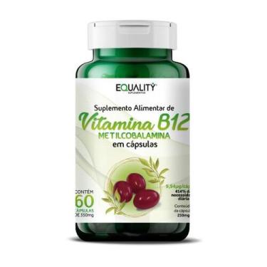 Imagem de Vitamina B12 Metilcobalamina 350mg Pote 60 Cápsulas em Softgel - Equal
