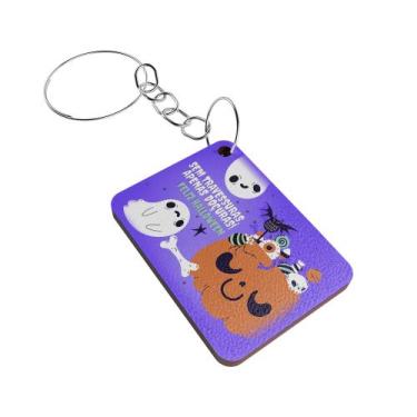 Imagem de Kit 25 Chaveiros MDF Halloween Lembrancinha Dia das Bruxas - Dk Decor,