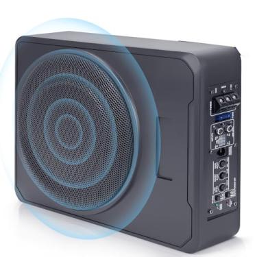 Imagem de Subwoofer Automotivo, 11-15V, Caixa Ativa, Caixa Ativa Amplificada Subwoofer Slim 150w, Caixa de Som Automotivo e Alto Falante