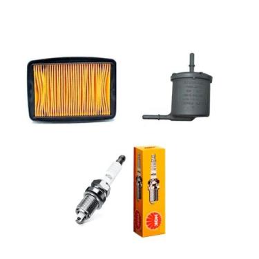 Imagem de Vela Ngk + Filtro Ar + Combustível Cb250 Twister 2016 2022