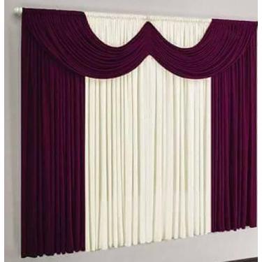 Imagem de Cortina Paris 2 metros Tecido Malha Gel Para Varão Simples - Love Baby