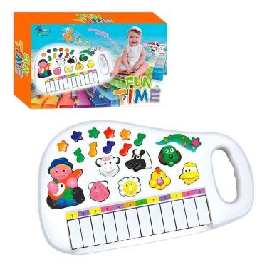 Imagem de 2X Mohnish Piano Infantil Teclado Bebe Criança Brinquedo Mus