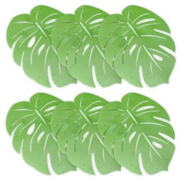 Imagem de Jogo Americano Folhas Verdes em PVC 41x33cm - Clink, 6 Lugares