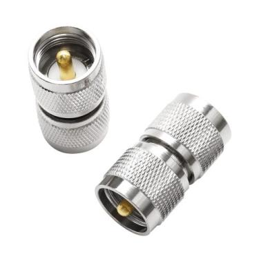 Imagem de Conector coaxial Anina UHF PL259 macho para macho, 2 unidades para rád