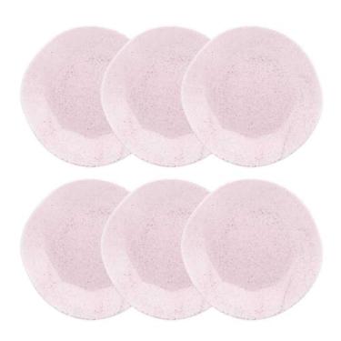 Imagem de Conjunto de 6 Pratos Rasos 27cm Ryo Pink Sand - Oxford