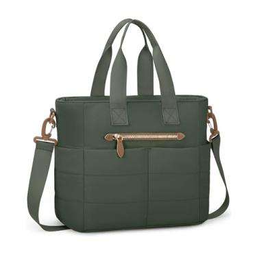 Imagem de Tuwubi Lancheira infantil isolada para mulheres, lancheira acolchoada e bufante, lancheira Bento com alça de ombro ajustável, reutilizável, feminina, infantil, lancheira, para trabalho escolar