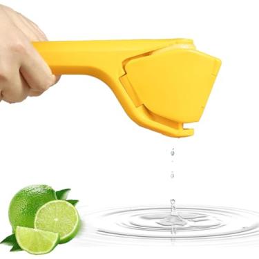 Imagem de Espremedor manual de limão – espremedor de limão plano, portátil, design dobrável para armazenamento fácil, espremedor de frutas que economiza espaço para limão, laranja, limão, itens essenciais de